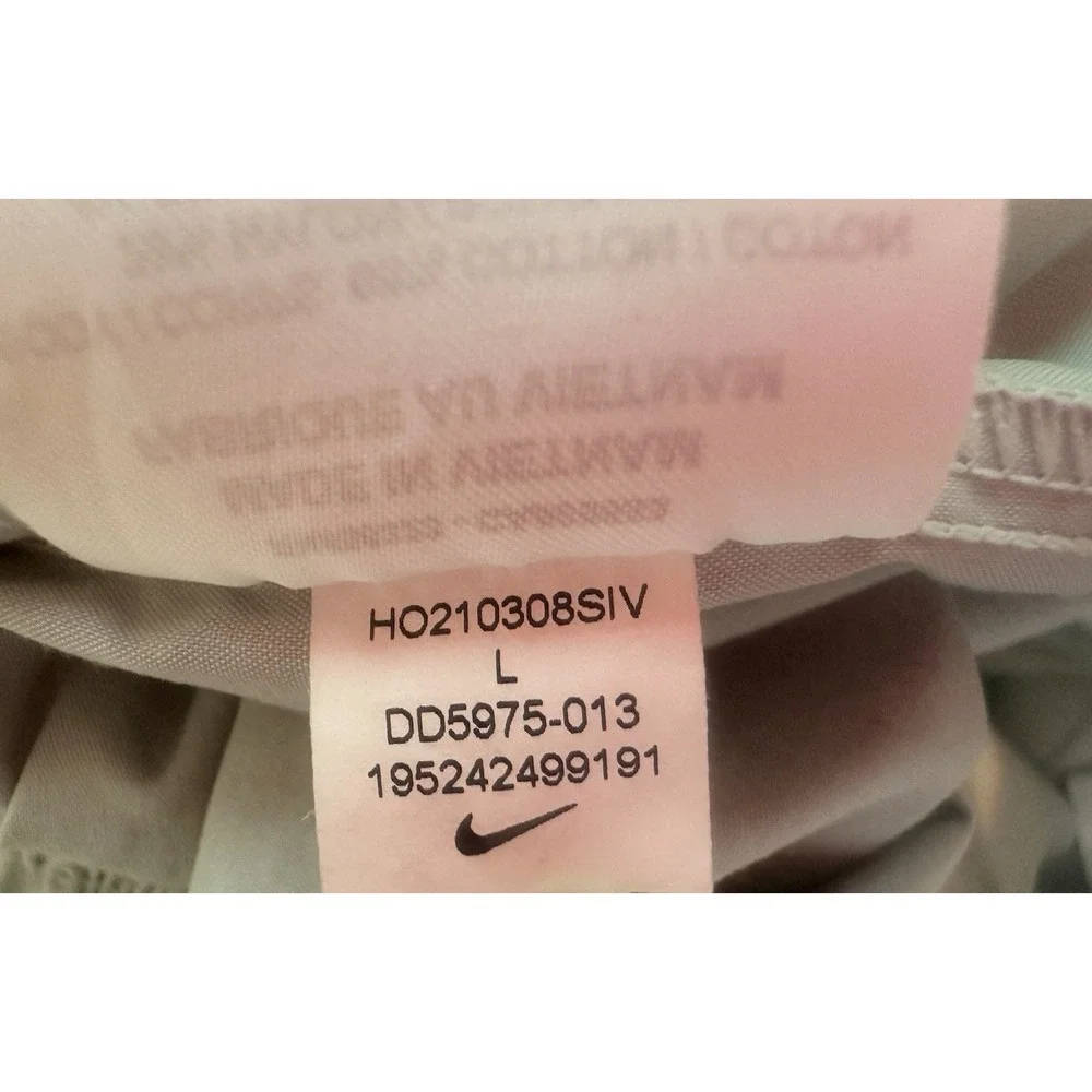 Nike Sportswear Essential Women's High‎ Rise Curve LARGE Grey Haze Pants Barrel